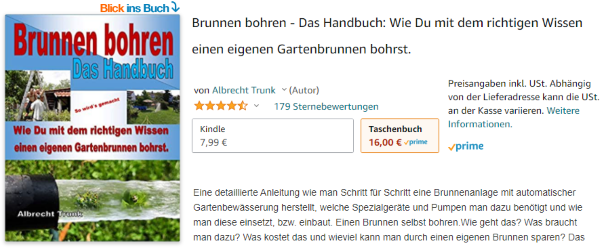 Das Handbuch zum Brunnen bohren